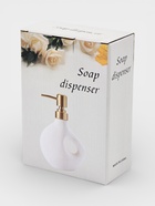 Дозатор для жидкого мыла Modern Gold, 320 мл, керамика, белый - фото 67928305