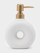 Дозатор для жидкого мыла Modern Gold, белый 10938487