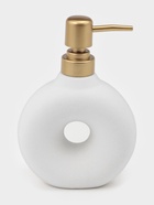 Дозатор для жидкого мыла Modern Gold, белый 10938487