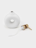 Дозатор для жидкого мыла Modern Gold, 400 мл, керамика, белый - Фото 4