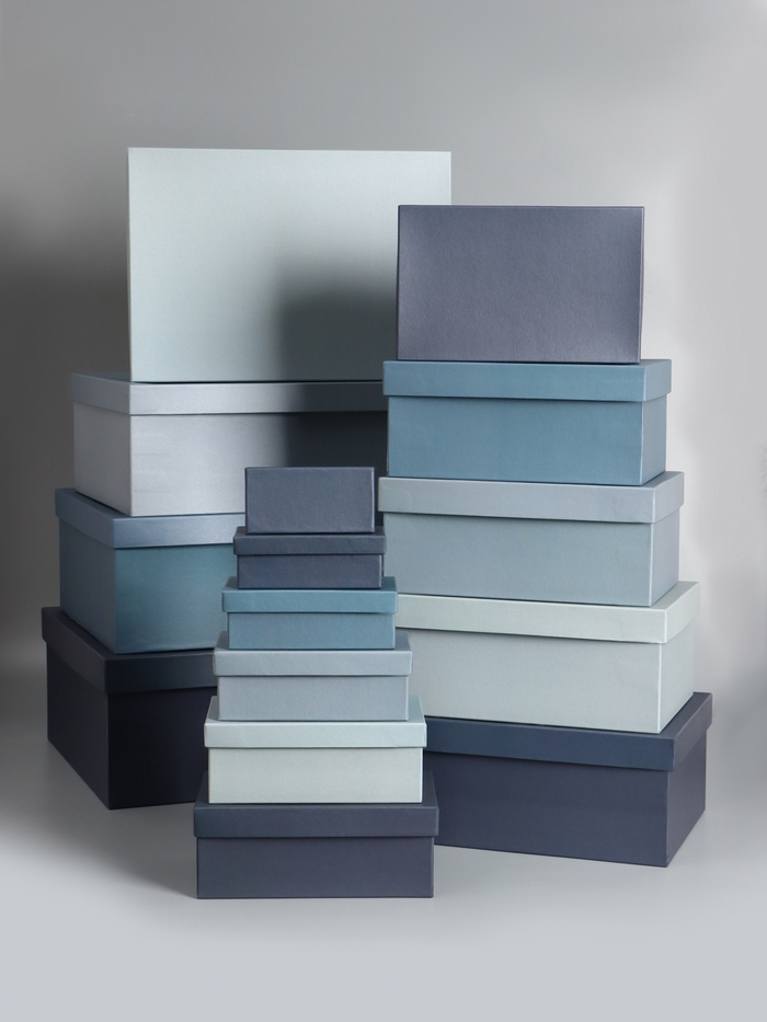 Набор подарочных коробок 15 в 1 «Барракуда», синий, 47×36×17.5 - 13×8×4.5 см - Фото 1