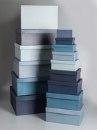 Набор подарочных коробок 15 в 1 «Барракуда», синий, 47×36×17.5 - 13×8×4.5 см 10920591