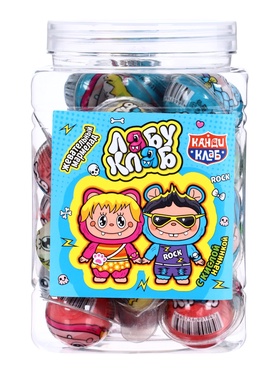 Жевательный мармелад «Лабу клаб» с кислой начинкой, ассорти, 10 г