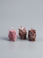 УЦЕНКА Свеча «Сова», 5×5×6 см, соевый воск, МИКС 10977596