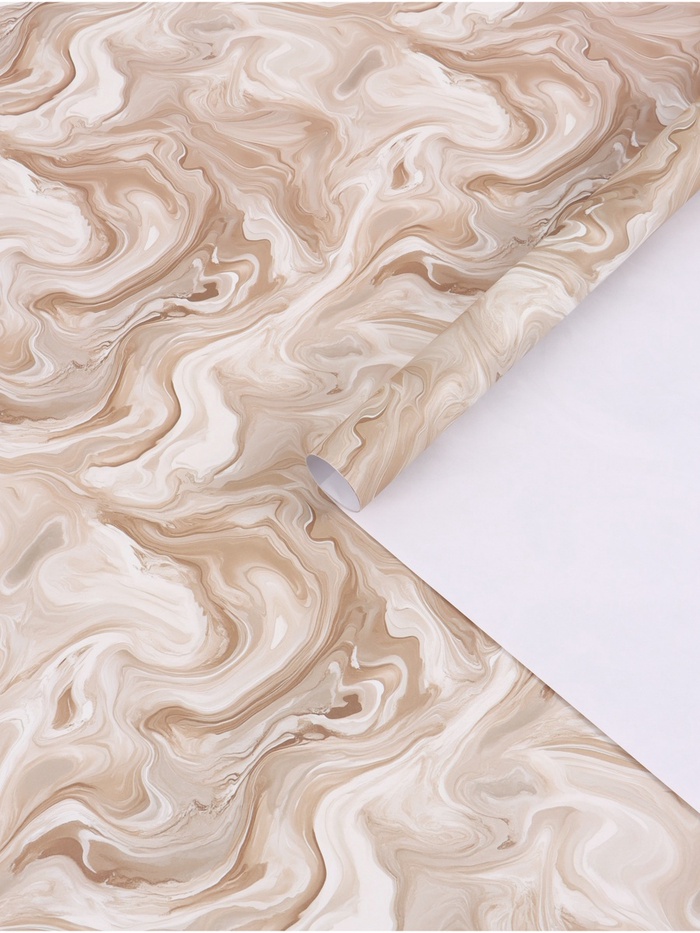 Бумага упаковочная «Мрамор», 70 × 100 см - Фото 1