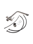 УЦЕНКА Смеситель для кухни ZEIN Z3737, с выходом под фильтрованную воду, высота излива 31 см, сатин - Фото 4