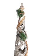 УЦЕНКА Светодиодная фигура «Конусы плетёные» 40, 60, 80 см, текстиль, металл, от батареек AAх2, свечение тёплое белое 10977814