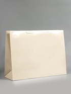 Пакет подарочный ламинированный горизонтальный «Молочный», XXL 61×46×20 см 10898324