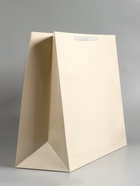 Пакет подарочный ламинированный горизонтальный «Молочный», XXL 61×46×20 см 10898324