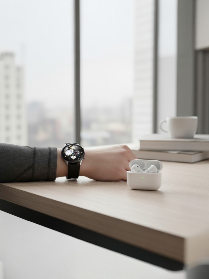 Набор Hoco Смарт-часы Y7 и Наушники EW42 - Фото 1