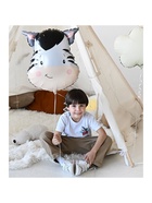 Воздушный шар фольгированный 22" «Зебра», акварель 10969852