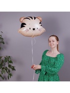 Воздушный шар фольгированный 21" «Тигр», акварель 10969853
