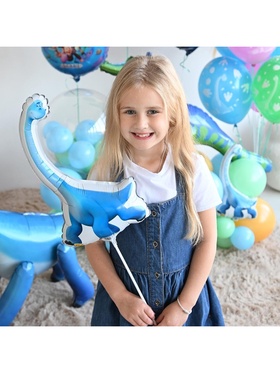 Воздушный шар фольгированный 21" «Доктор динозавров. Бронхи», 5 шт.