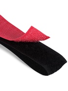 Зажим-липучка для лыж узкий, черный/малиновый - фото 65462644