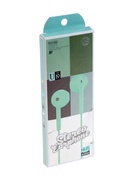 УЦЕНКА Наушники U19, проводные, вкладыши, 1 м, Jack 3.5 мм, зелёные 10977878