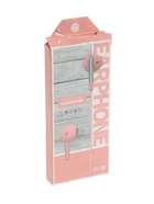 УЦЕНКА Наушники R-8, проводные, вкладыши, микрофон, 1 м, Jack 3.5 мм, розовые - Фото 3