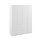 УЦЕНКА Спальный гарнитур Мадера, Шкаф 4 ств, Кровать 160х200, Комод, тумба прикроватная 2 шт 1097788 - Фото 5