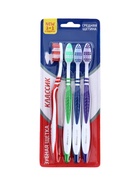 Набор зубных щеток Мой выбор Classic, средней жёсткости, 4 штуки - фото 809490568