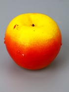 УЦЕНКА Муляж "Яблоко" 8 см, жёлто-красный - Фото 3