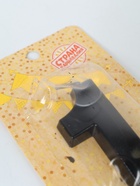 УЦЕНКА Свеча в торт на шпажке «‎Грань», цифра "1", черная, 5 см 10977936