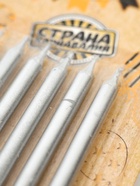 УЦЕНКА Свечи в торт "Ройс", 6 шт, высокие, 13 см, серебристый металлик - Фото 4