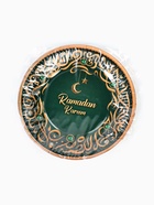 Тарелка одноразовая бумажная «Ramadan Kareem», зелёная, 18 см - Фото 4