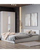 Шкаф прямой трёхстворчатый «Токио», с зеркалом, 1201×520×2100 мм, цвет белый 10976479