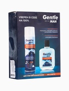 УЦЕНКА Подарочный набор Gentle: пена для бритья, 200 мл + лосьон после бритья, 100 мл 10978374