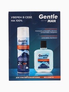 УЦЕНКА Подарочный набор Gentle: пена для бритья, 200 мл + лосьон после бритья, 100 мл 10978374