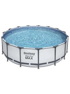УЦЕНКА Бассейн каркасный Steel Pro MAX, 457×122 см, фильтр-насос, лестница, тент, круглый, 56438 Bestway - Фото 8