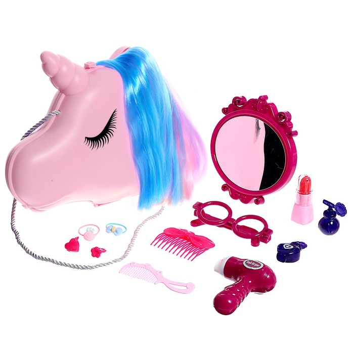 УЦЕНКА Игровой набор "Маленький парикмахер" в сумочке - Фото 1