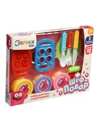 УЦЕНКА ЭВРИКИ Набор для игры с пластилином "Шеф - повар", с тарелочками, SL-02065 - Фото 3