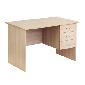 {{photo.Alt || photo.Description || 'УЦЕНКА Стол письменный со встроенной тумбой Герда, 1200×700×750, Ясень шимо светлый'}}