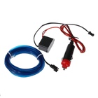 УЦЕНКА Неоновая нить Cartage для подсветки салона, адаптер питания 12 В, 2 м, синий - Фото 2