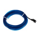 УЦЕНКА Неоновая нить Cartage для подсветки салона, адаптер питания 12 В, 2 м, синий - Фото 4