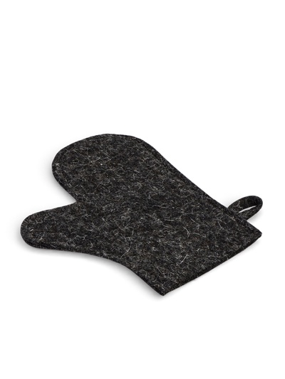 Набор для бани, 2 предмета, однотонные: шапка, рукавица, МИКС