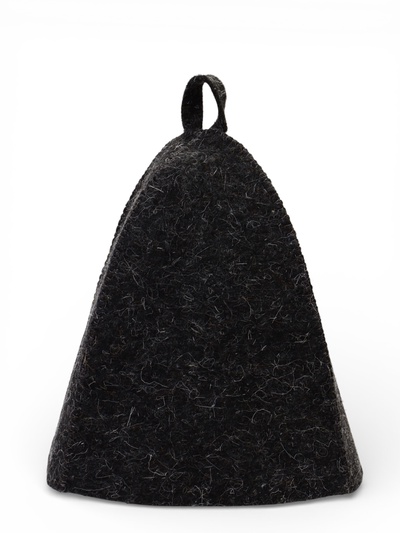 Набор для бани, 2 предмета, однотонные: шапка, рукавица, МИКС