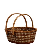 Корзина плетеная «Пикник», 24×33×13/29 см с 2-мя ручками, лоза 10970333