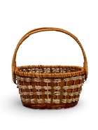 Корзина плетеная для хранения «Пикник», 33×24×13 см, ручка h=16 см, лоза, коричневая 10970333