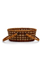 Корзина плетеная для хранения «Пикник», 33×24×13 см, ручка h=16 см, лоза, коричневая 10970333