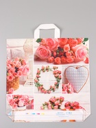 Пакет «Романтичная роза», полиэтиленовый с петлевой ручкой, 45×45 + 3 см, 60 мкм 10962395