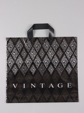 Пакет «Винтаж», полиэтиленовый с петлевой ручкой, 38×34 + 3 см, 70 мкм 10962411