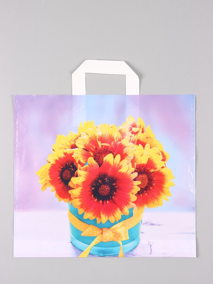 Пакет «Марлен», полиэтиленовый с петлевой ручкой, 38×34 + 3 см, 70 мкм - Фото 1