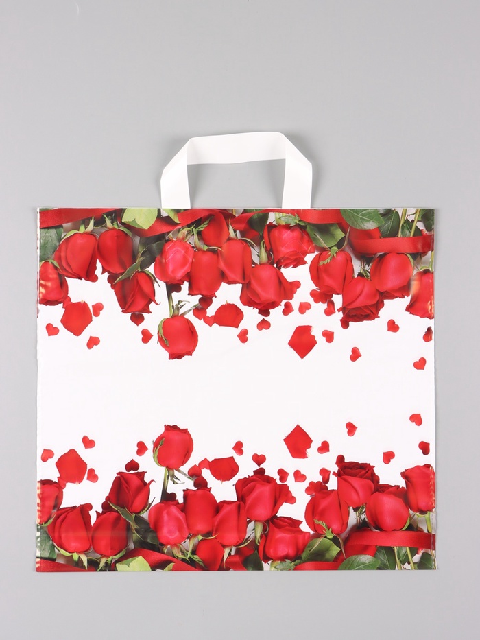 Пакет «Гран При», полиэтиленовый с петлевой ручкой, 38×34 + 3 см, 70 мкм - Фото 1