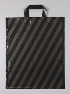 Пакет «Полоса» полиэтиленовый с петлевой ручкой, 38 х 45 + 3 см, 45 мкм 10962426