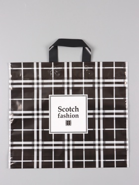 Пакет «Скотч», полиэтиленовый с петлевой ручкой, 40×36 + 3 см, 110 мкм