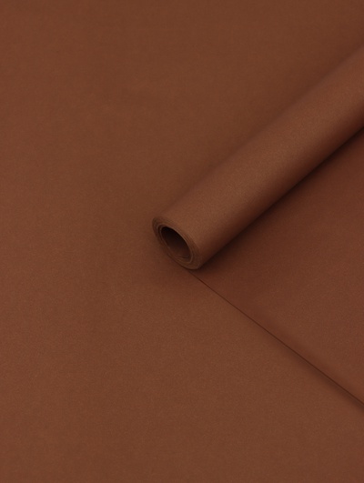 Бумага упаковочная крафт, двусторонняя, кофейный, 0.68×10±5% м