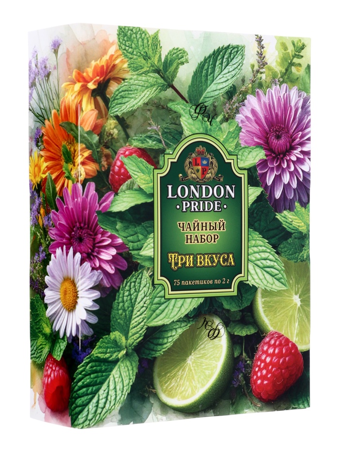 Чайный набор Лондон Прайд «Три вкуса» , 150 г