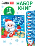 Набор книг «Где живёт Дедушка Мороз?», 10 шт. - фото 120369469