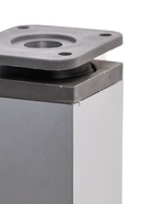 УЦЕНКА Опора регулируемая ORKV001CR ТУНДРА, квадратная, 40х40, H=60 мм, цвет матовый хром - Фото 5